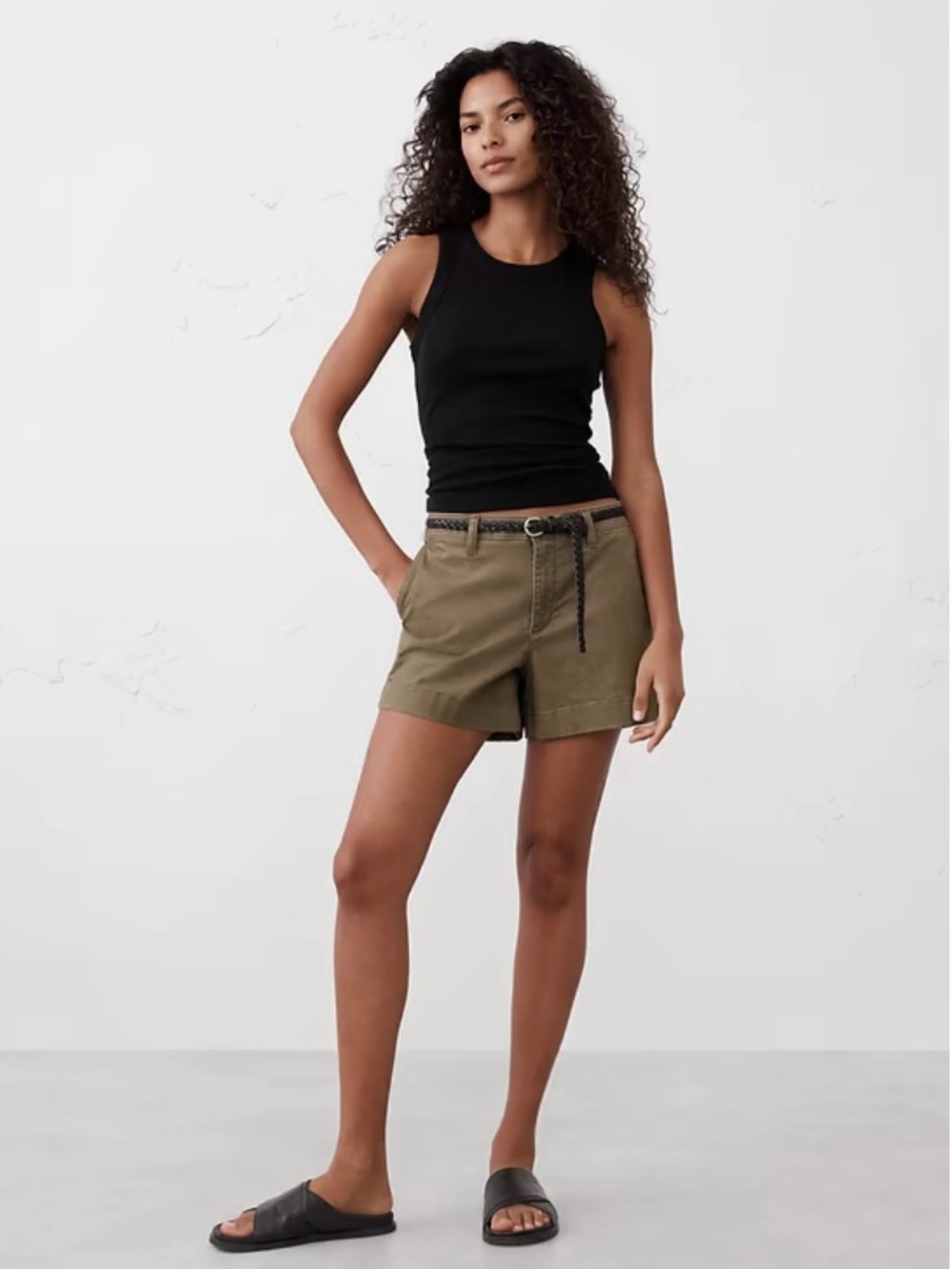 NWT - Banana Republic Olive Utility Shorts